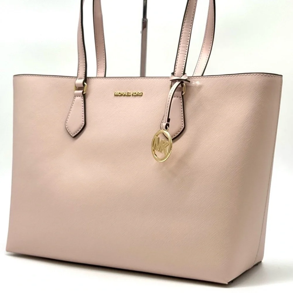 Michael Kors Sheila Large Signature Logo Tote Bag - Powder Blush